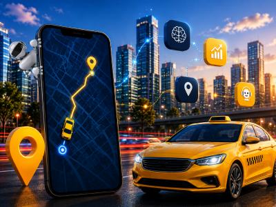 AI taxi app development