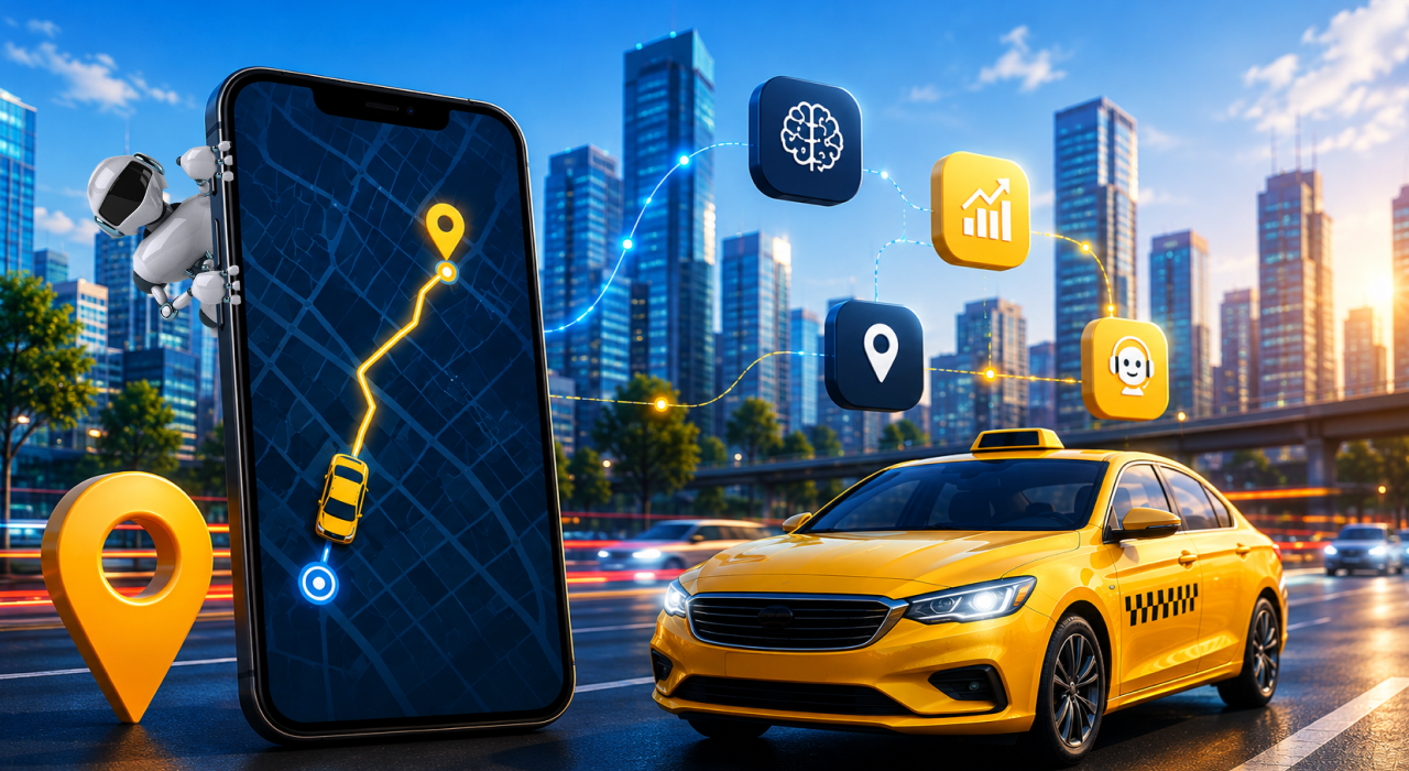 AI based taxi app development