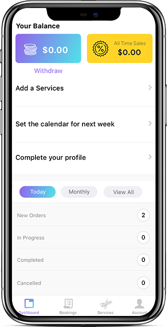 Salon Owner App