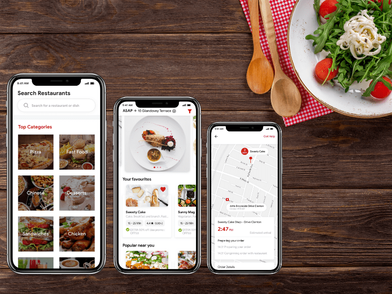 food delivery clone app