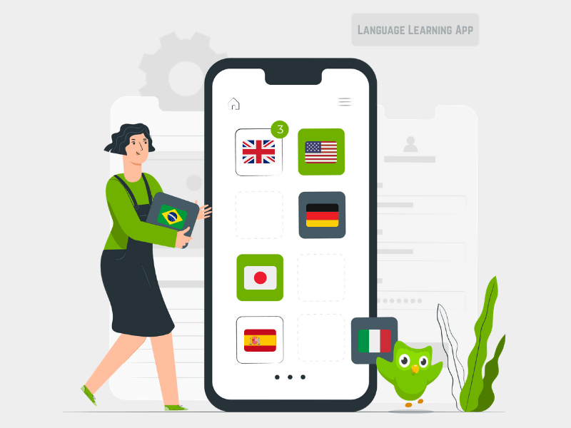 duolingo clone app