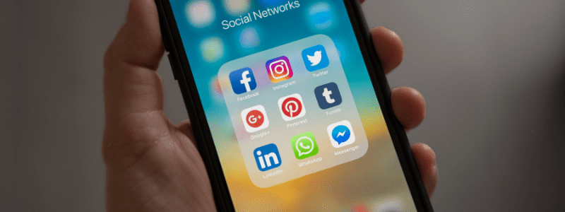 active on social media
