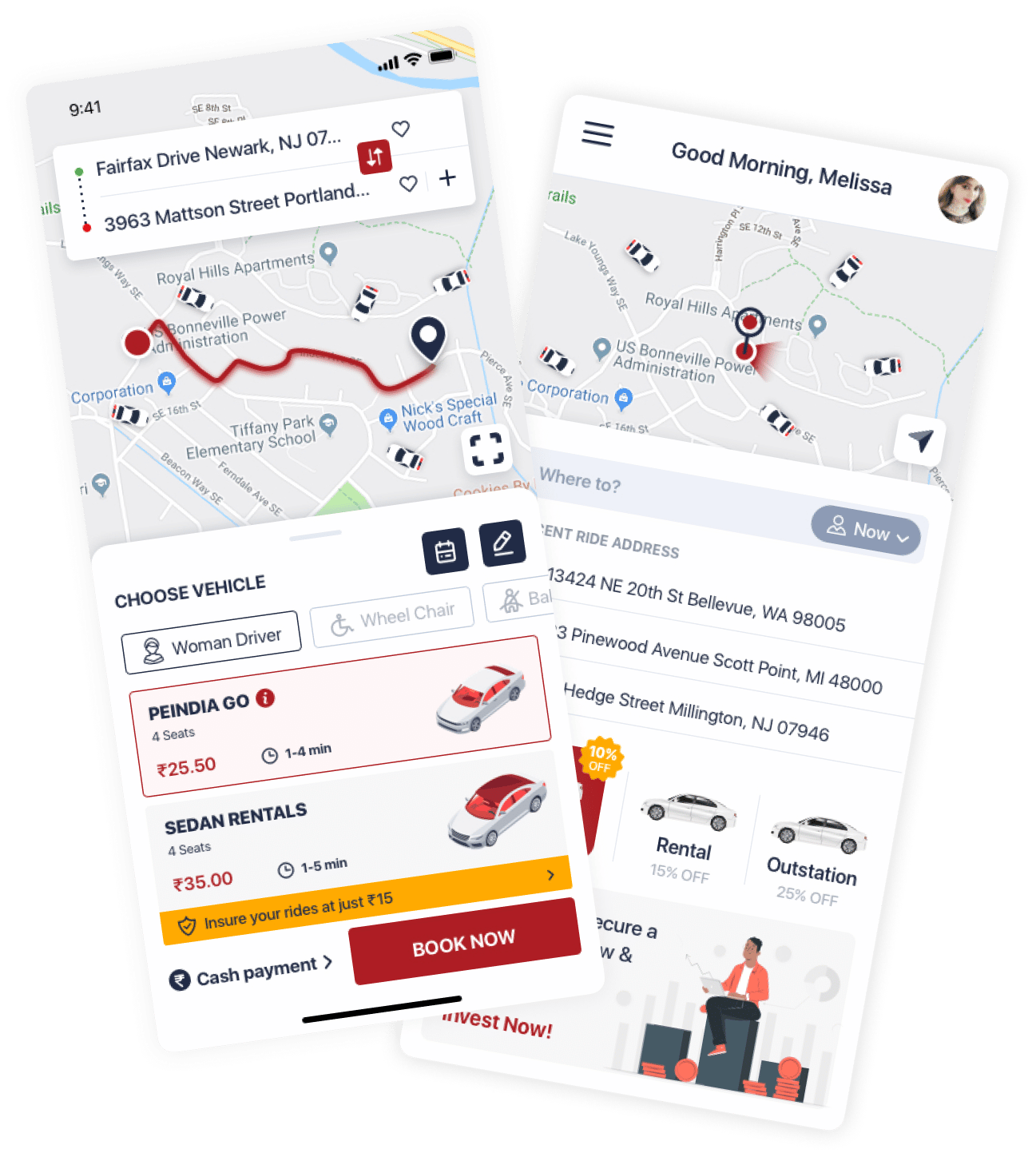 taxi booking app