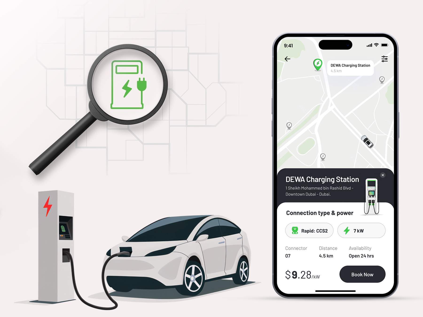 Apps and Websites for Finding EV Charging Stations During a Road