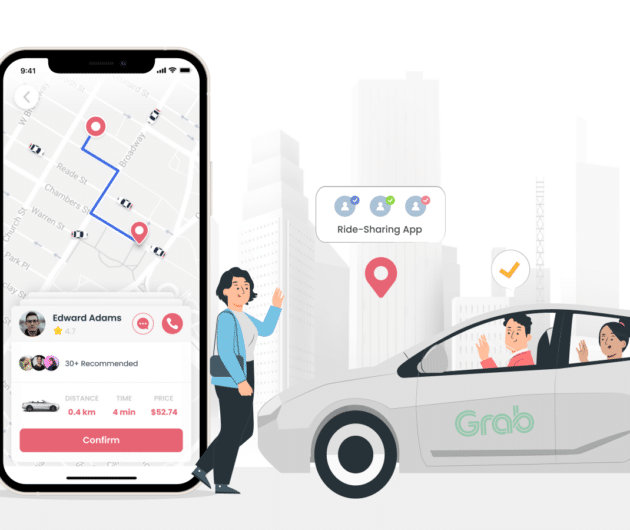 develop ride sharing app like grab