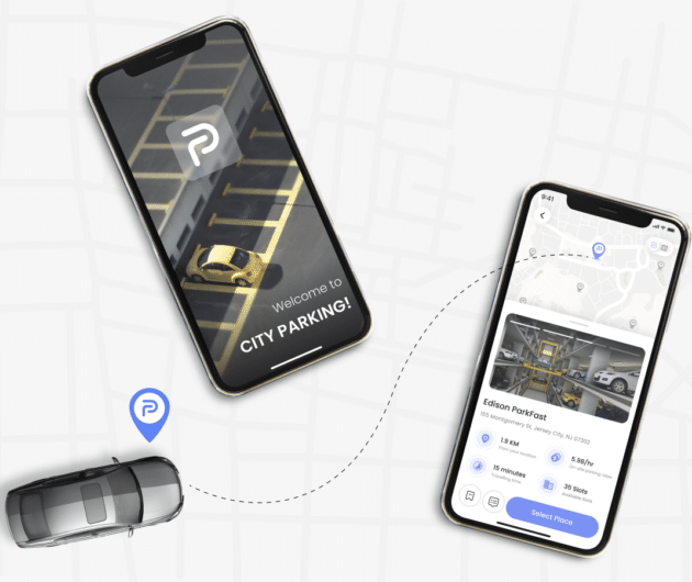 spothero like parking app development